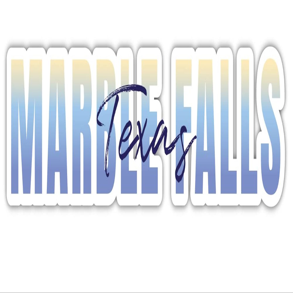 Marble Falls Texas Souvenir 2-Inch Magnet Script Design 2 Inch|Magnet