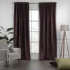 CASANEMA Extra Long Solid Luxury Matte Velvet Soft Curtain Catawba Single Panel Hanging Back Tap & Rod Pocket Home Dcor 5-25 Feet Custom Made Curtains -Made in Turkey Each(100"x228") view 2