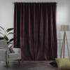 CASANEMA Extra Long Solid Luxury Matte Velvet Soft Curtain Catawba Single Panel Hanging Back Tap & Rod Pocket Home Dcor 5-25 Feet Custom Made Curtains -Made in Turkey Each(100"x228") view 3