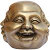 Aakrati Devyomcraft Brass Buddha Statue Collectibles 4 Face Sculpture Laughing, Smiling, Angry And Sad 10.16 X 10.16 X 10.16 Cms view 1
