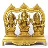 Aakrati Devyom Brass Laxmi Ganesh Saraswati Statue, Idol, (Lgs-02) view 1