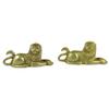 Aakrati Devyom Devyom Brass Lion Statue- Set of 2 view 1