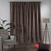 CASANEMA Extra Long Solid Luxury Matte Velvet Soft Curtain Redwood Single Panel Hanging Back Tap & Rod Pocket Home Dcor 5-25 Feet Custom Made Curtains -Made in Turkey Each(52"x63") view 3
