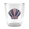 Tervis Beachcomber Collection Scallop Shell Made in USA Double Walled Insulated Tumbler Travel Cup Keeps Drinks Cold & Hot, 12oz, Scallop Shell view 1