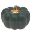 Boston International Pumpkin Dcor Autumn & Fall Decorations, 4" Tall, Teal Matte view 1