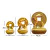 BONAD Desktop Fountains Desktop Fountain Waterfall Decoration with Rotating Decorative Ball Golden Koi Desktop Decoration Lucky Good Luck Waterfall Fountain Home/Office Decor (Size : L) view 2