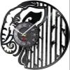 Wall Clock Animal Elephant Clock Wildlife Elephant Nursery Art Home Decor Vinyl Record Silent Movement Elephant Decorative Wall Clock view 2