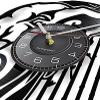 Wall Clock Animal Elephant Clock Wildlife Elephant Nursery Art Home Decor Vinyl Record Silent Movement Elephant Decorative Wall Clock view 3