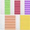 Cake Scraper Set of 9 Packs, Cake Scraper Smoother Set, Adjustable Icing Scraper Polisher Tool, Cake Decorating Comb, Icing Smoother Plastic Sawtooth Cake Icing Kitchen Baking Cake Edge (White) view 3