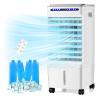Evaporative Air Cooler, 3 in 1 Air Conditioner Fan with 3 Modes & 3 Speeds, Remote & 7H Timer, 80 Oscillation, Negative Oxygen Ion Function, Water Tank, Swamp Cooler for Home Office Dorm view 1