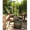 BNNP Tabletop Water Fountain Desktop Fountain- Indoor/Outdoor Tabletop Waterfall Fountains Meditation Waterfall Fountain for Office Living Room Decor Indoor Fountain view 4