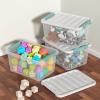 AnnkkyUS 20 Quart Clear Latching Boxes, Plastic Storage Bins with Lids Set of 6 view 4