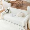 AIVIA Couch Cover Sheet Blanket, Oversized for 3-4 Cushion High Backrest Sofa, Furniture Decoration Slipcovers L Shape U-Shaped Sectional Protector view 4