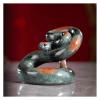 ALDEPO Sculpture Tabletop Chinese Zodiac Snakecopper Collectible Figurines Table Upscale Decor Statue Suitable for Gifts Statue view 1