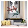 ALDEPO Sculpture Tabletop Copper Deer Decoration Living Room Entrance Cabinet Lucky Brass Deer Statue Ornament New Chinese view 4