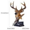 ALDEPO Sculpture Tabletop Deer Head Decorations High-end Opening Gifts Decorations Office Decorations Deer Sculpture Hand-cast Resin Decorative Sculpture Statue view 2