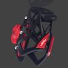 EGEIRA Cup Stand for CBR250R CBR300R CBR500R CBR 500R 300R 250R 2005-2023 2022 2021 2020 2019 2018 Motorcycle Water Bottle Cup Holder Water Cup Holder Drink Holder (Color : Red CBR300R) view 1