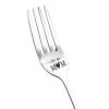 I Love You Mom Gifts for Mothers Day Birthday Engraved Stainless Steel Dinner Fork for Cooking Mom Mama Mommy Christmas Gifts for Mom Stepmom from Daughter Son Children view 1