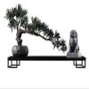 ALDEPO Sculpture Tabletop New Chinese-Style Desktop Podocarpus Bonsai Ornaments Indoor Desktop Ornaments Plant Desktop Decoration Statue view 1