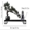ALDEPO Sculpture Tabletop New Chinese-Style Desktop Podocarpus Bonsai Ornaments Indoor Desktop Ornaments Plant Desktop Decoration Statue view 2