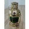 Brass Lantern Lamp Green Glass 5x10 inches Lamp Decorative Hanging Lantern Marine Ship Lamp Home Decor view 1
