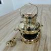 Brass Lantern Lamp Green Glass 5x10 inches Lamp Decorative Hanging Lantern Marine Ship Lamp Home Decor view 2