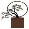 ALDEPO Sculpture Tabletop New Chinese Iron Art Pine Tree Crafts Indoor Living Room Desktop Decoration Entrance Jewelry (Size : Animal Horse) view 1