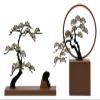 ALDEPO Sculpture Tabletop New Chinese Iron Art Pine Tree Crafts Indoor Living Room Desktop Decoration Entrance Jewelry (Size : Animal Horse) view 4