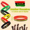 JUNEBRUSHS 42pcs Happy Juneteenth Silicone Bracelets,Party Favors Rubber Wristbands Accessories Freedom Black Freedom African Independence Day Patriotic Decoration Supplies view 2