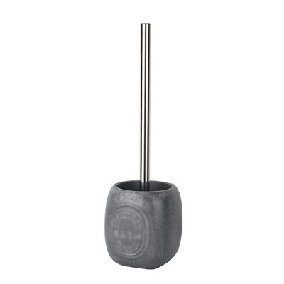 luckxuan Toilet Brush/Toilet Bowl Brush Toilet Brush Holder Household Floor Toilet Bowl Brush Bathroom No Dead end Toilet Cleaning Brush with Base Resin Toilet Brushs Toilet Brush and Holder