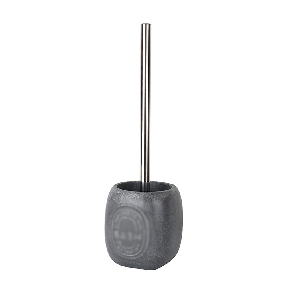 luckxuan Toilet Brush/Toilet Bowl Brush Toilet Brush Holder Household Floor Toilet Bowl Brush Bathroom No Dead end Toilet Cleaning Brush with Base Resin Toilet Brushs Toilet Brush and Holder