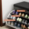 Shoe Cabinet with 3 Flip Drawers, Storage Shoe Bench with Padded Seat, Entryway Bench with Lift Top Storage Box, Modern Shoe Rack Organizer for Bedroom Hallway(80x30x51cm(31x12x20inch), A) view 3
