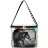 bisibuy Black Horse Running Clear Lunch Bag Stadium Approved PVC Plastic See Through Lunch box with Adjustable Strap for Sports Events Concerts Office view 1