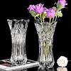 BOTIST Glass Flower Pot, Crystal Clear Vase for Living, Long Glass vase, Decoration for Home, Office, Cafe view 4