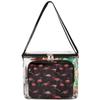 bisibuy Birds Flamingo Clear Lunch Bag Stadium Approved PVC Plastic See Through Lunch box with Adjustable Strap for Sports Events Concerts Office view 1