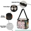 bisibuy Cute Penguin Clear Lunch Bag Stadium Approved PVC Plastic See Through Lunch box with Adjustable Strap for Sports Events Concerts Office view 4