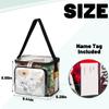 bisibuy Cute Elephant Balloon Clear Lunch Bag Stadium Approved PVC Plastic See Through Lunch box with Adjustable Strap for Sports Events Concerts Office view 3