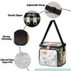 bisibuy Cute Elephant Balloon Clear Lunch Bag Stadium Approved PVC Plastic See Through Lunch box with Adjustable Strap for Sports Events Concerts Office view 4