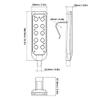 6-Button Remote Control for Lifting Bed and Electric Sofa with 8-Pin Extension Cord Handheld Controller view 4