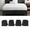 Furniture Risers,4 Sets Furniture Decorative Pillows, Inserts & Covers Throw Pillow Covers Risers 4 Inch Rubber Antislip Bed Risers for Storage Desk Sofa Chair Washing Machine view 3