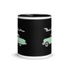 1954 Chevy Bel Air Surf Green Antique Classic Car Collector Cars Mug with Color Inside view 2