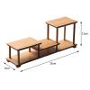 AAGAZA Tea Cup Stand Shelf Display Stand Counter Retail Riser Wood Display Stand for Perfume Collectibles Figure, B/818 (Size : D) view 2