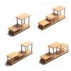 AAGAZA Tea Cup Stand Shelf Display Stand Counter Retail Riser Wood Display Stand for Perfume Collectibles Figure, B/818 (Size : D) view 4