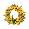 Qianly 45cm Artificial Wreath Decorative for Decoration view 1