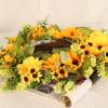 Qianly 45cm Artificial Wreath Decorative for Decoration view 3