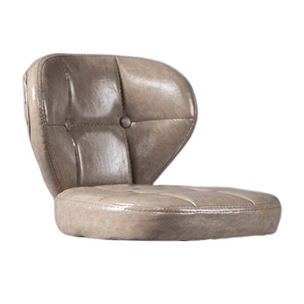 AAGAZA Bar Stool Swivel PU Leather Stool Cover Easy to Clean Chair Seat Slipcover Bar Stool Covers Seat Seat Cushion for Bar Living Room, black/1141 (Color : Grey)