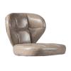 AAGAZA Bar Stool Swivel PU Leather Stool Cover Easy to Clean Chair Seat Slipcover Bar Stool Covers Seat Seat Cushion for Bar Living Room, black/1141 (Color : Grey) view 3