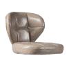 AAGAZA Bar Stool Swivel PU Leather Stool Cover Easy to Clean Chair Seat Slipcover Bar Stool Covers Seat Seat Cushion for Bar Living Room, black/1141 (Color : Grey) view 4