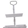 AAGAZA Wooden Serving Tray with Rings Handle Decorations 3 Leyer Cake Tower Counter Centerpieces Tabletop Cupcake Stand for Kitchen Thanksgiving, White/321 view 2