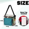bisibuy Mandala Bohemian Pattern Clear Lunch Bag Stadium Approved PVC Plastic See Through Lunch box with Adjustable Strap for Sports Events Concerts Office view 3